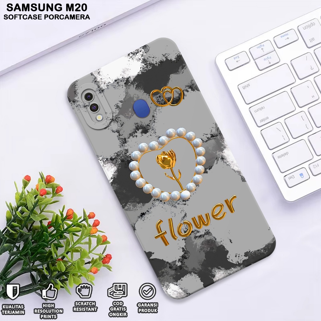 Case Hp Samsung M20 - Casing Hp Samsung M20 - Softcase Samsung M20 MOTIF Lovely - Case Samsung M20 -
