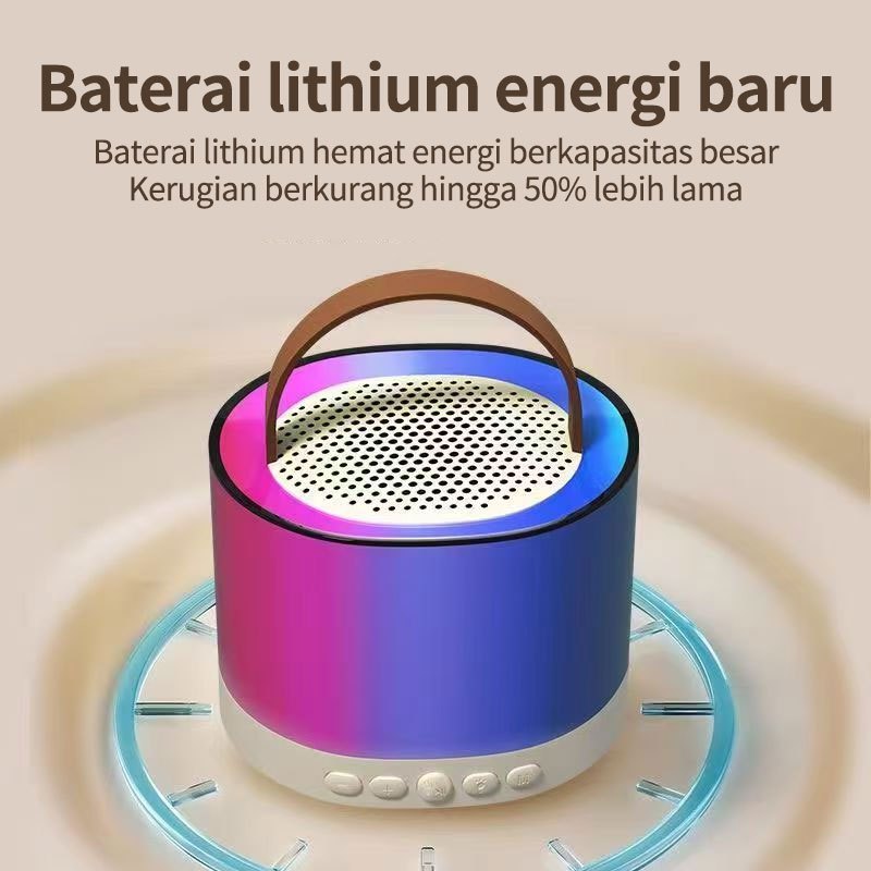 HOT DEALS K52 Speaker Bluetooth Karaoke Mini Speaker Microphone Karaoke Premium Set Speaker