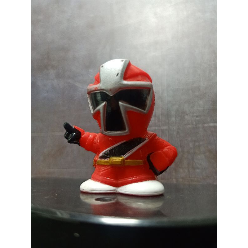 Figure Vinyl Super Sentai Red Character Ninninger Red Chibi Fingerdoll