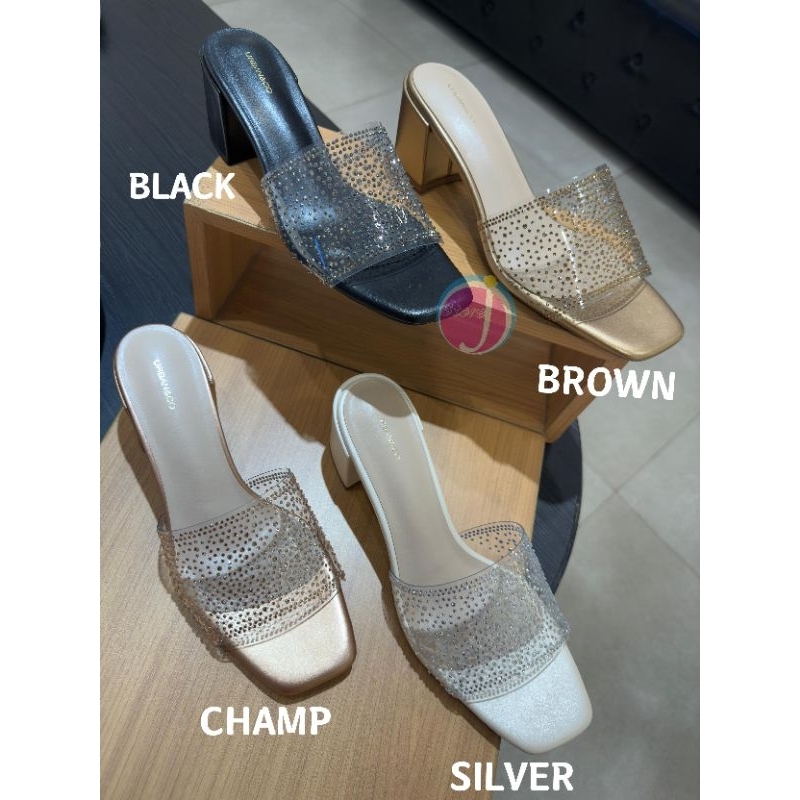 Sandal hak tahu jelly Wanita Urban&Co Lamia