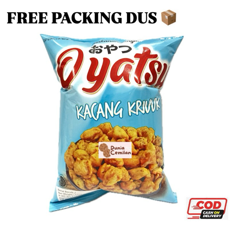 

[TERMURAH!!] Oyatsu Kacang KRIUK 110gr - Cemilan Kacang Bandung Bogor Enak Gurih Renyah