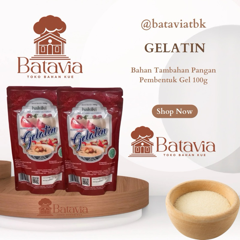 

Hakiki Gelasin Gelatin 100g | HAKIKI GELATIN POWDER 100G