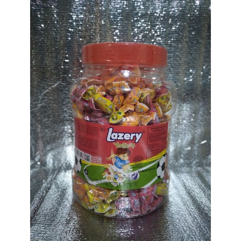 

permen Lunak lazzary yogurt toples isi 200