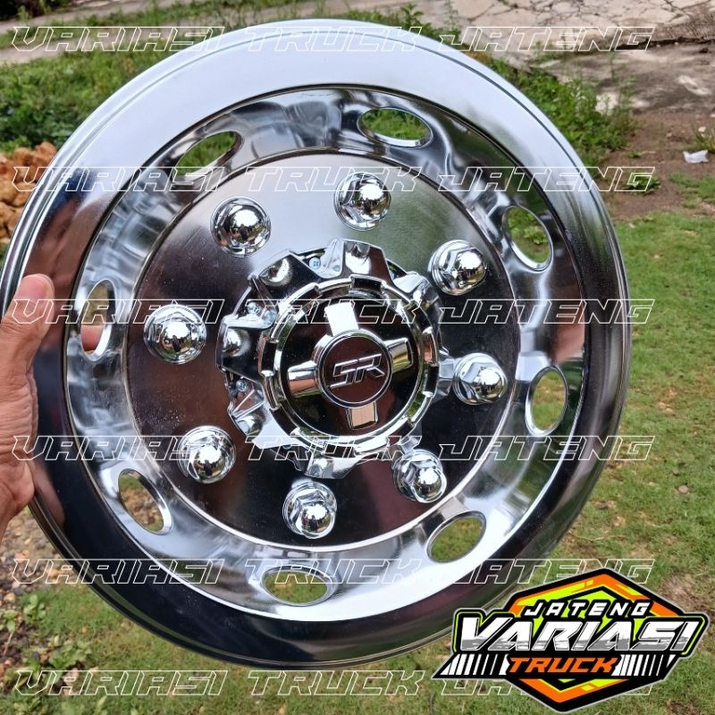 wildop truk SR pariwisata stenlescrom 1set 4biji depan belakang ring 16