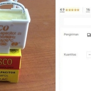 

Capasitor Kotak 4uf ISCO 450V Kapasitor Capacitor Kabel 4 UF 4 MF 4MF