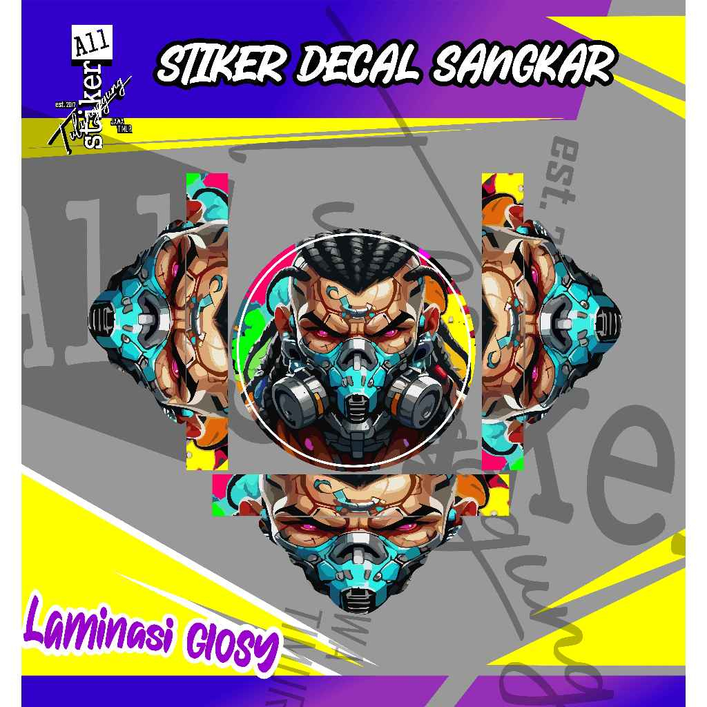 Stiker Sangkar Burung Pleci | Stiker Sangkar Burung Pleci Premium Berkualitas| Sticker Decal | Gloss