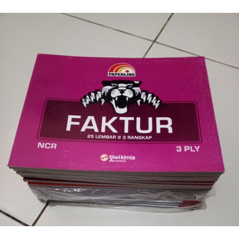 

Buku Faktur Paperline 1/2 Folio 3 rangkap NCR