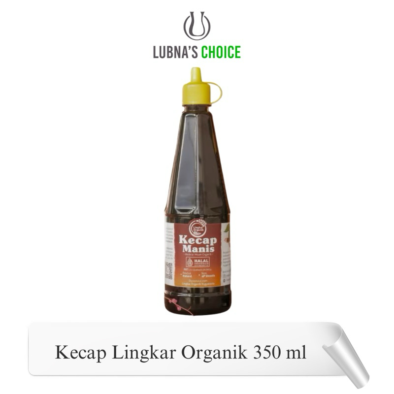 

Lingkar Organik - Kecap Kedelai Manis 350ml