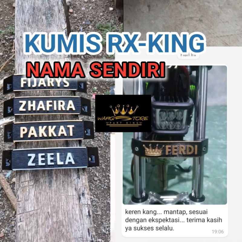 Kumis Yamaha RX-King Request NAMA SENDIRI