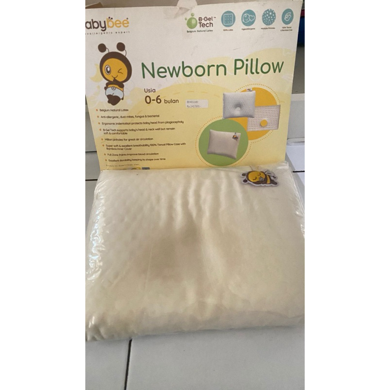 Preloved Babybee Newborn Pillow Bantal Bayi
