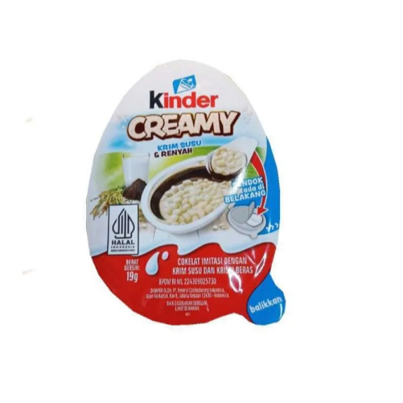 

Kinder Creamy 19gr