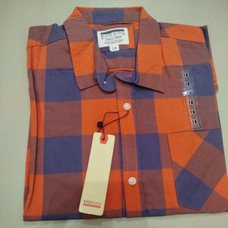 kemeja anak cowok ezio kids