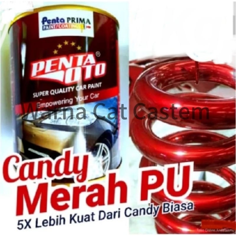 Cat Candytone Candy RED PC 030 PU Penta Oto Candy Tone Merah