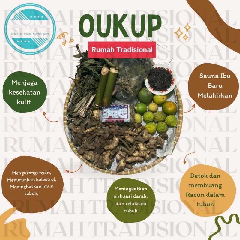Oukup/Sauna/Mandi uap/Rempah Oukup