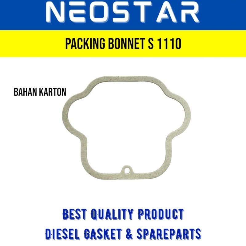(2pcs) Packing Bonnet S 1110 Mesin Diesel Gasket Head Cover S 1110 Pak Bonet Diesel S 1110 Gasket Bo