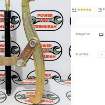 

Treker Lahar 3 kaki 12" Hioshi Bearing Puller Trekel 12 inch 300mm