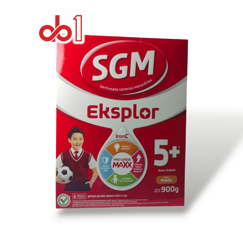 

SUSU FORMULA SGM EKSPLOR 5+ SUSU PERTUMBUHAN UNTUK 5 TAHUN KEATAS KEMASAN 900GR