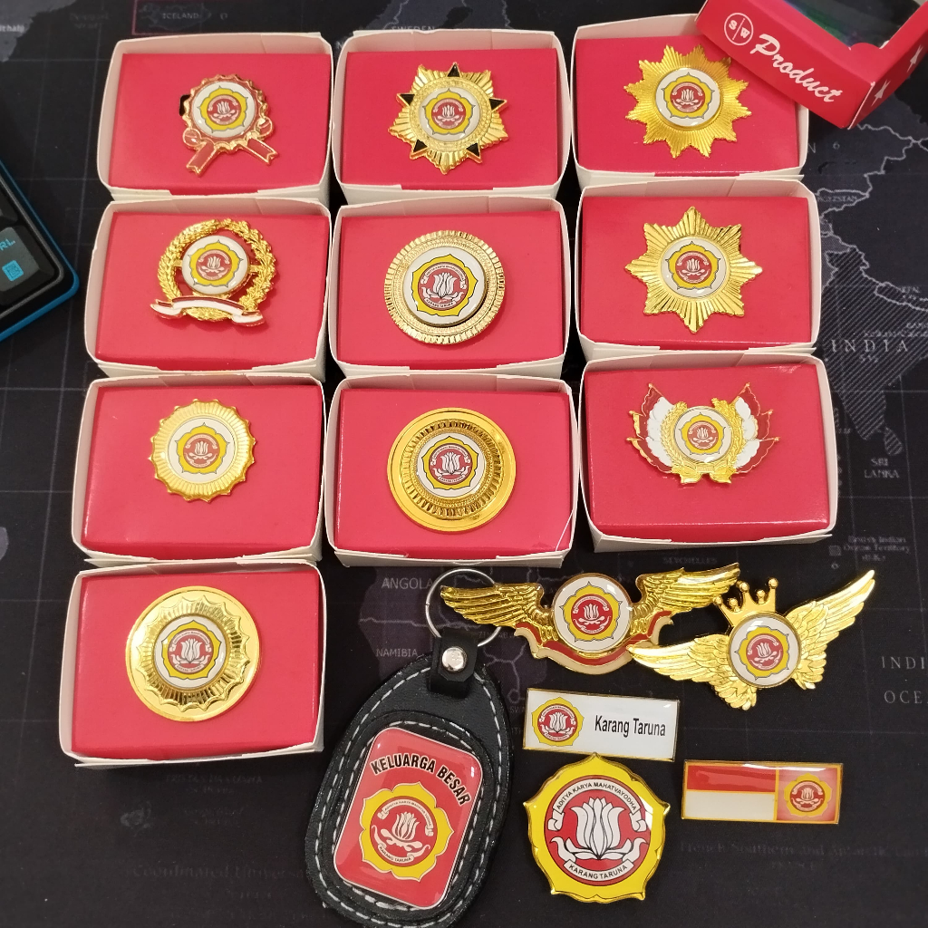 Pin Karang Taruna / Aksesoris Karang Taruna / Atribut Karang Taruna  [ foto asli ]