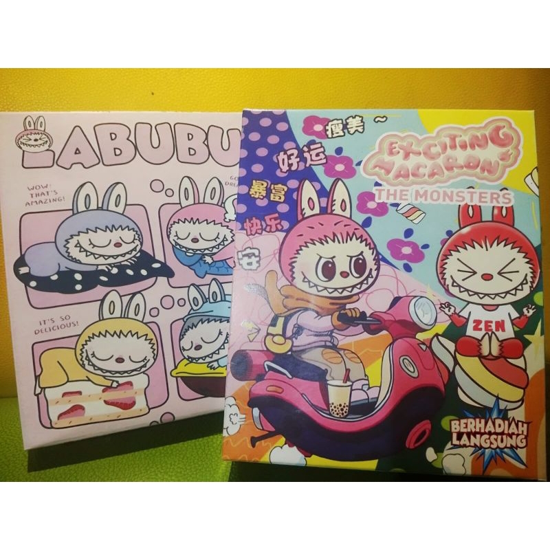 

50 Pcs Kotak Kado Motif Labubu Ukuran Jumbo tanpa isi