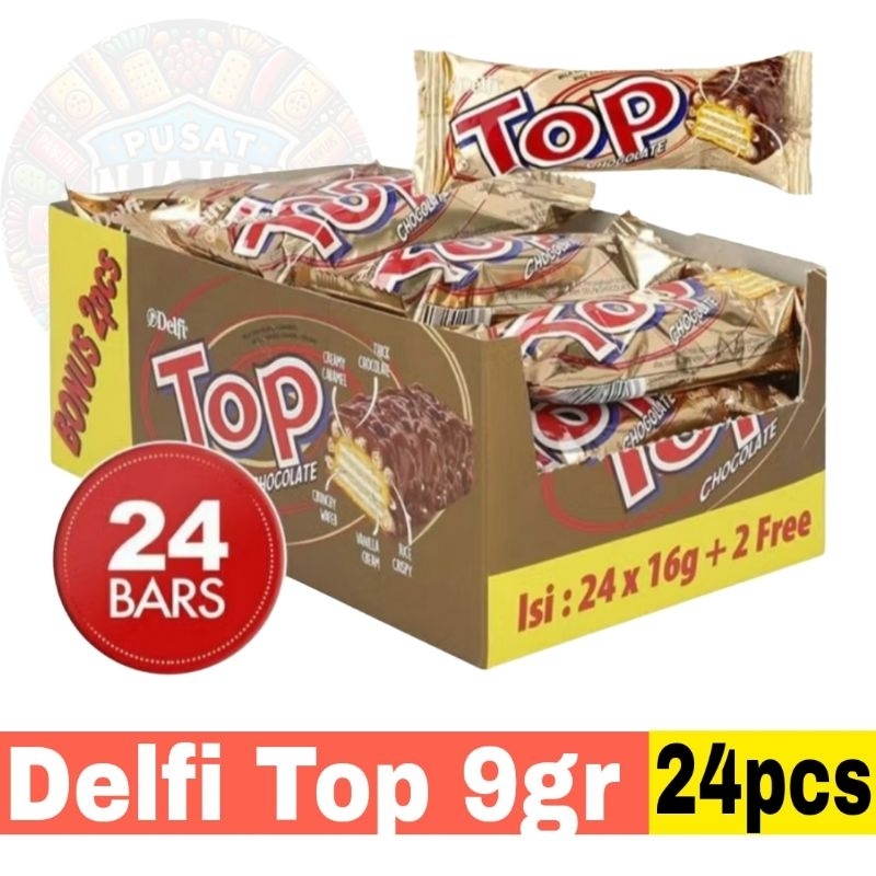 

Delfi Top Coklat 9gr Pak isi 24pcs