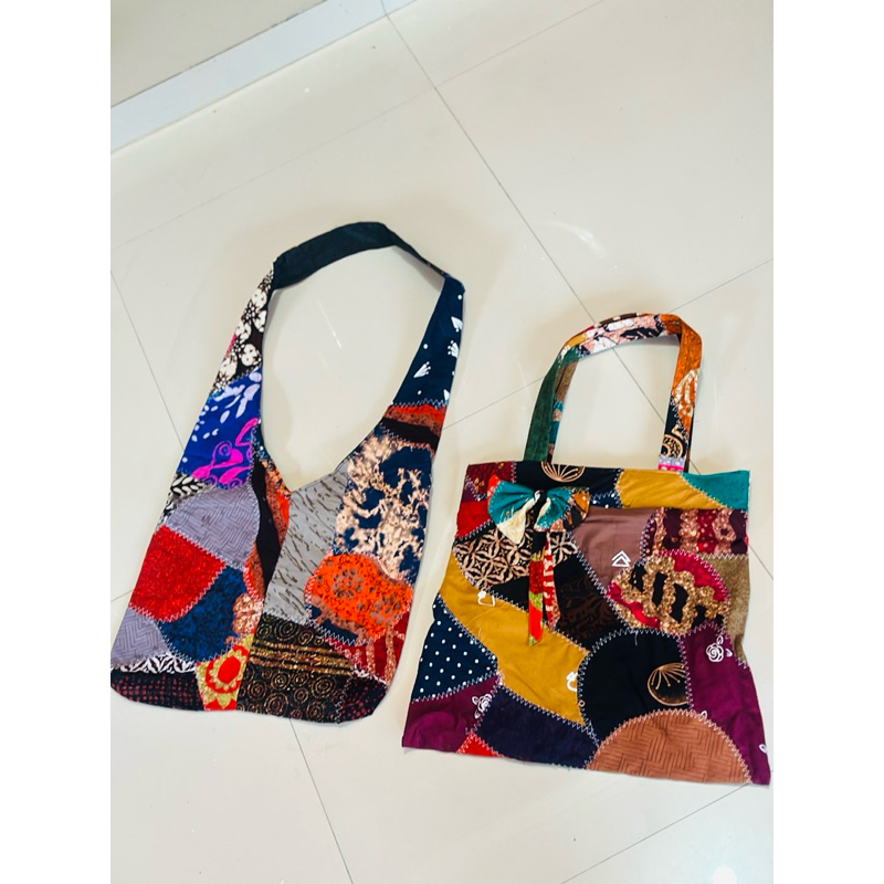 Tas Batik Perca Slempang