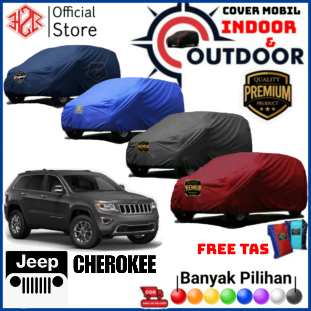 Cover Mobil Jeep Cherokee, Sarung Mobil Jeep Cherokee, Selimut Mobil Jeep Cherokee,Polyester Premium