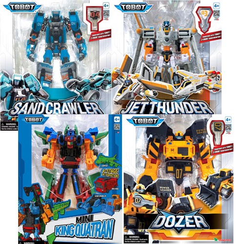 Tobot Mainan Robot Galaxy Detectives Sand Crawler, Mini King Titan, Wild Chief, Airhyde, Jet Thunder