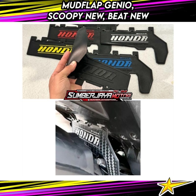Mudflap Penahan Lumpur Beat New Mudflap Scoopy New Mudflap Genio Mudflap Beat New Penahan Lumpur