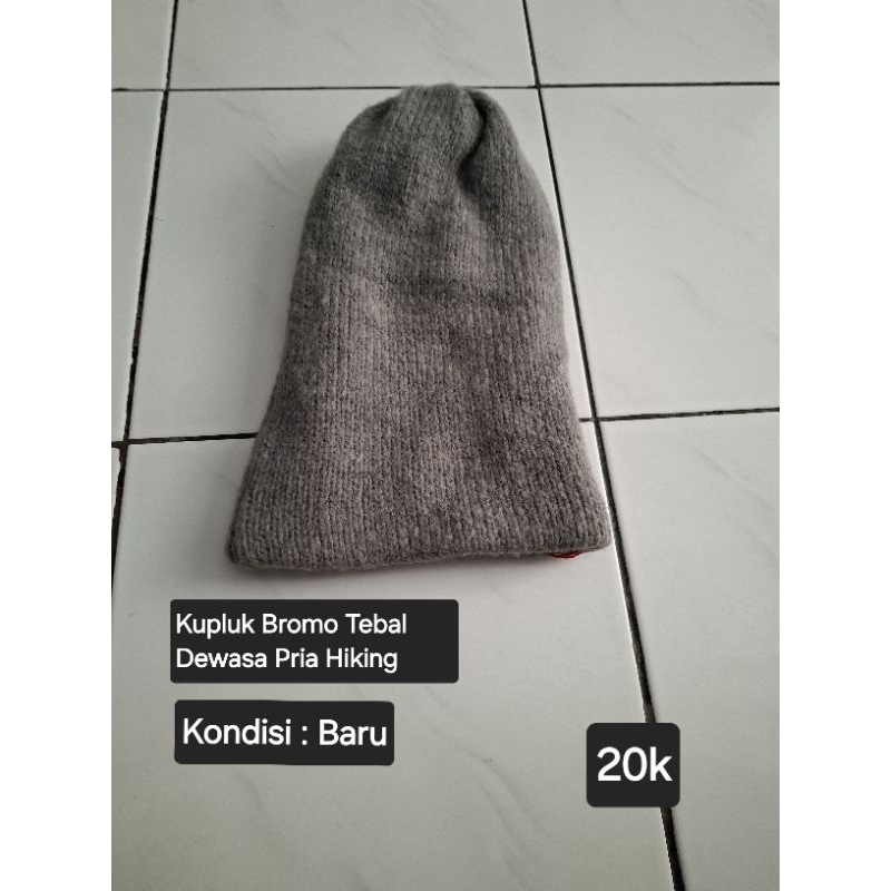 Kupluk Bromo Tebal Dewasa Pria Hiking