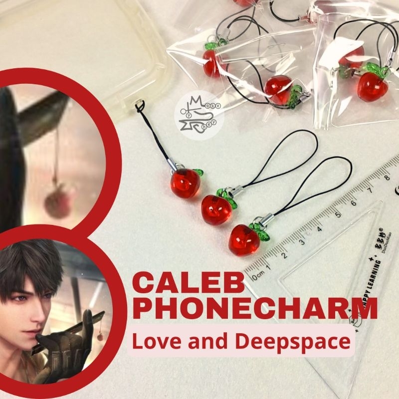 (ReadyStok) Phone charm Caleb Love and Deepspace/Gantungan HP Caleb Love and Deepspace