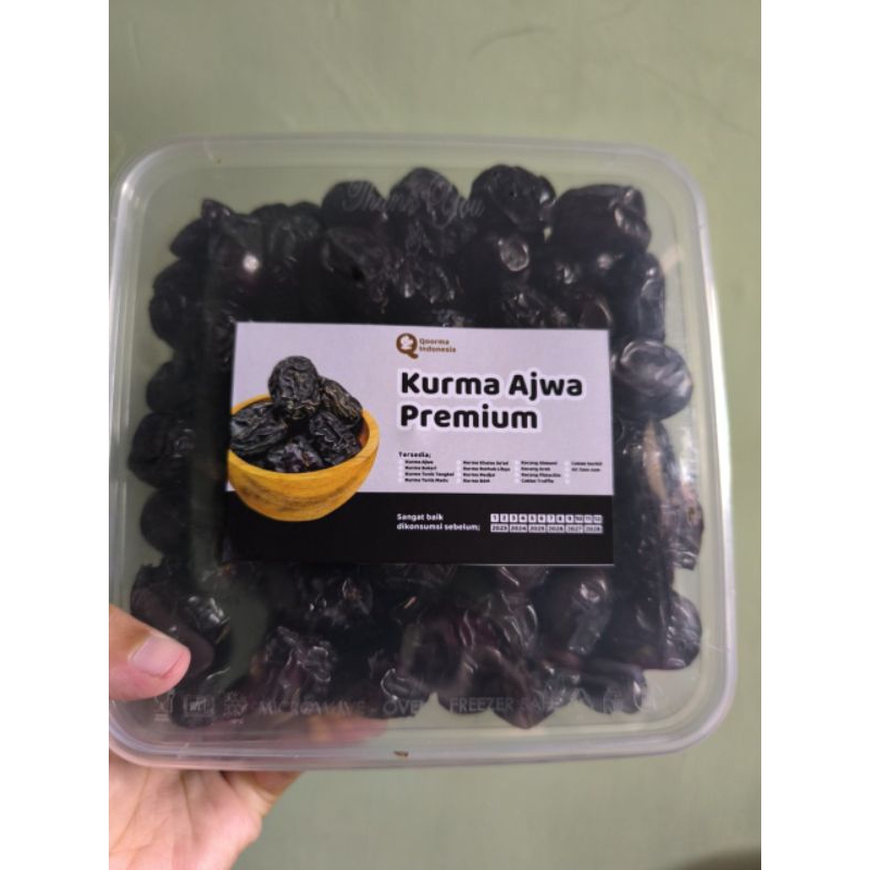 

Kurma Ajwa 1 Kg Super Premium | Kurma Nabi Asli Madinah | Oleh-oleh Umrah dan Haji