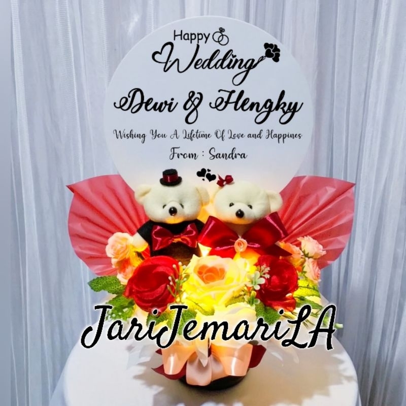 BISA KIRIM HARI INI - Hadiah pernikahan/hadiah anniversary / hadiah wedding / hampers wedding medan