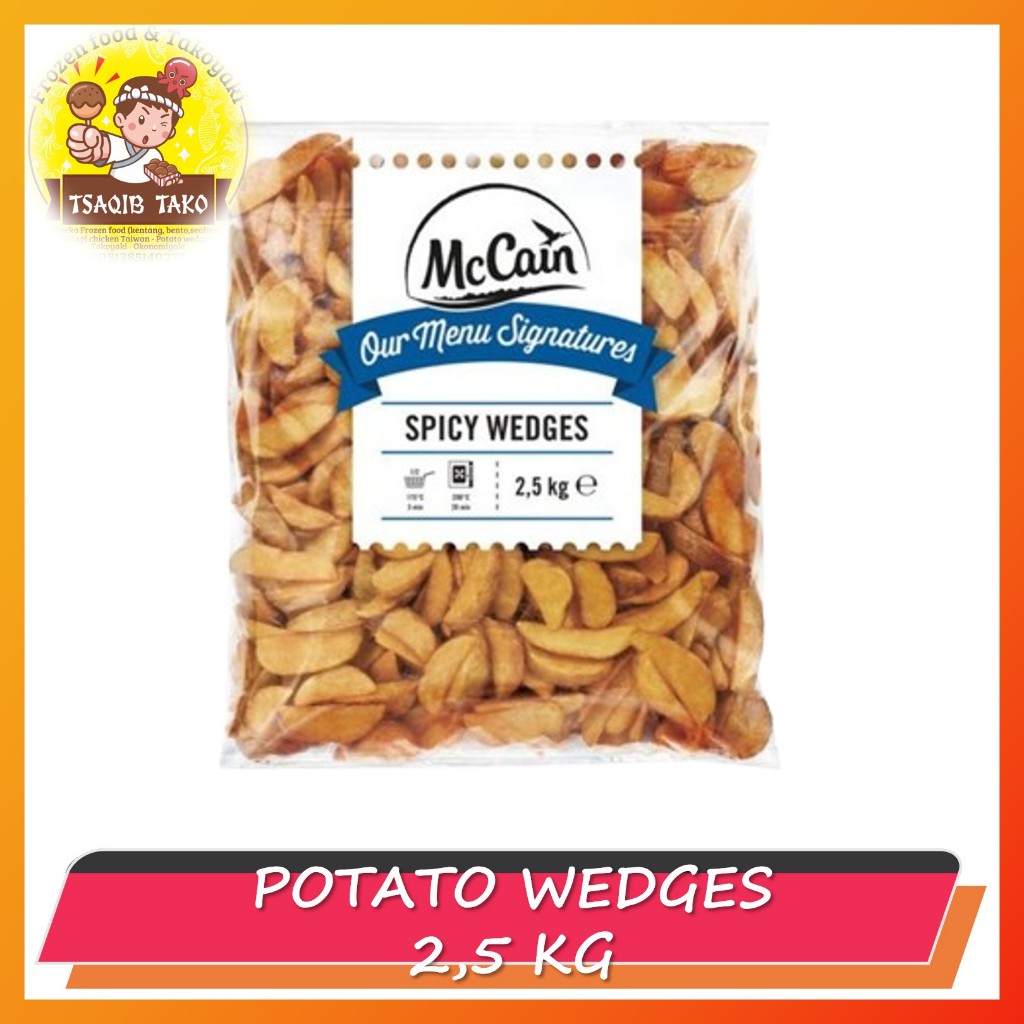 

PROMO Frozenland kentang spicy wedges 2.5 kg