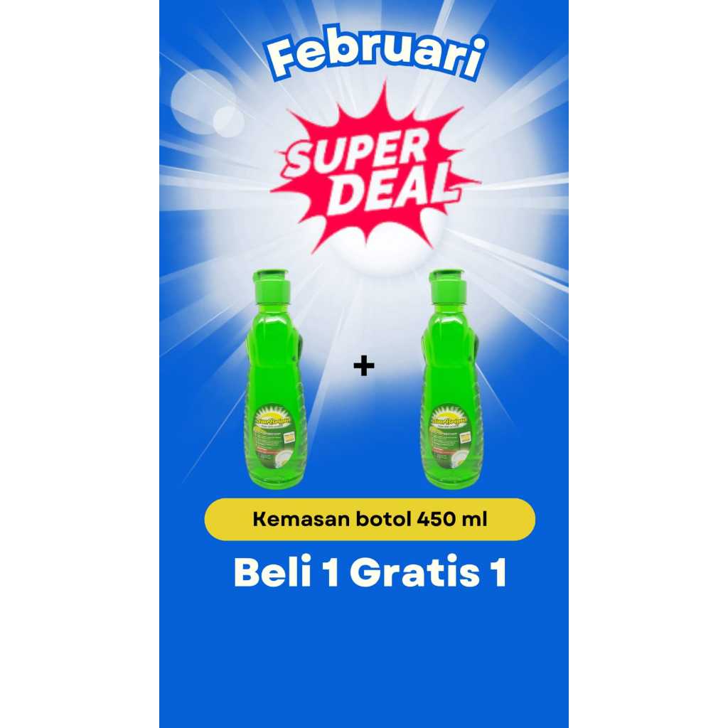Sabun Cuci Piring Cair Extra Bersih Sunbright Setara Sunlight juga mama lemon Promo Beli 1 Gratis 1