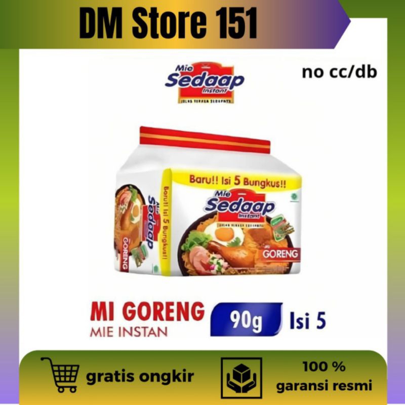 

Sedaap Mie Goreng Kemasan Bag isi 5