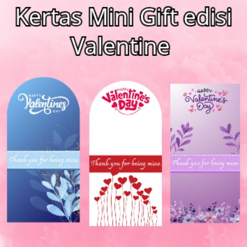 

Kertas Mini Gift edisi Valentine - Paper flower