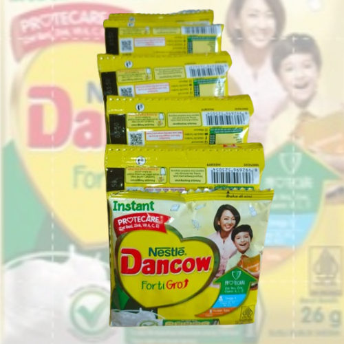 

Susu Dancow Fortigro vanilla renceng ( 10 sachet @ 26 gr )