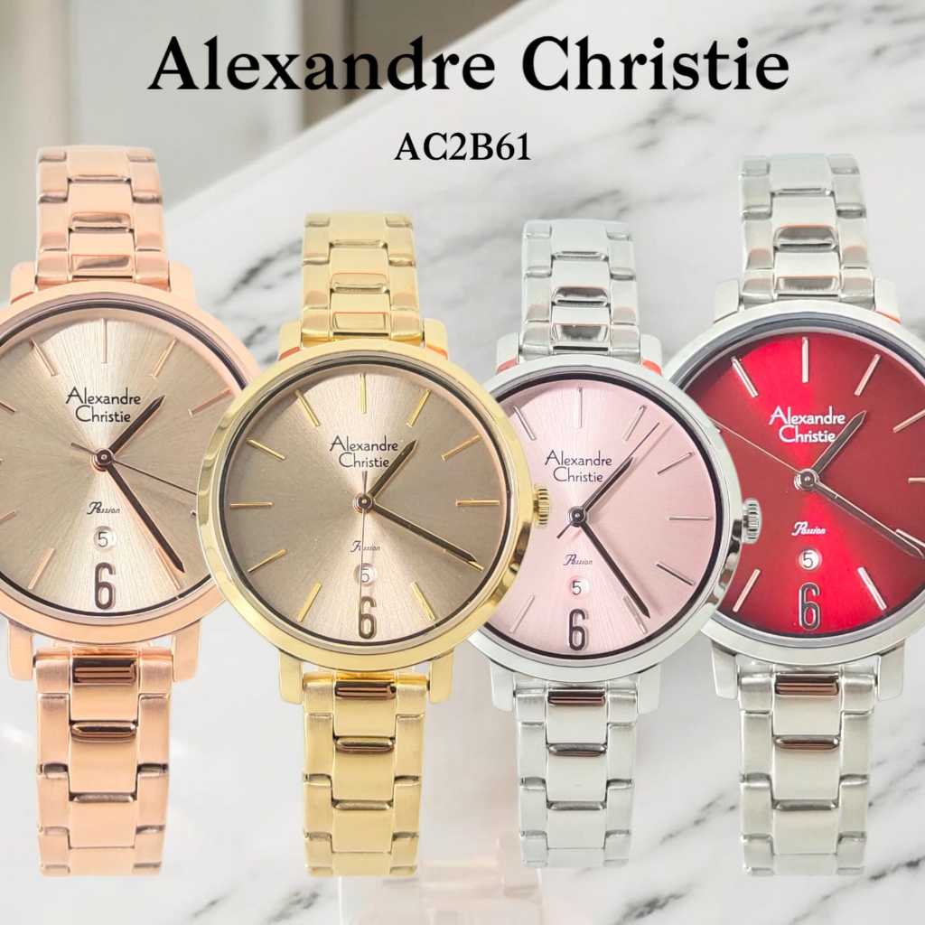 Jam Wanita Alexandre Christie AC2B61 AC 2B61 Original Garansi Resmi Alexander Christie