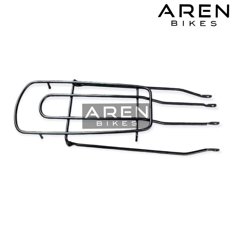 BONCENGAN SEPEDA MINI 26 INCH FEDERAL MTB RAK RACK BELAKANG PANNIER BAGASI JOK SPON HITAM BESI