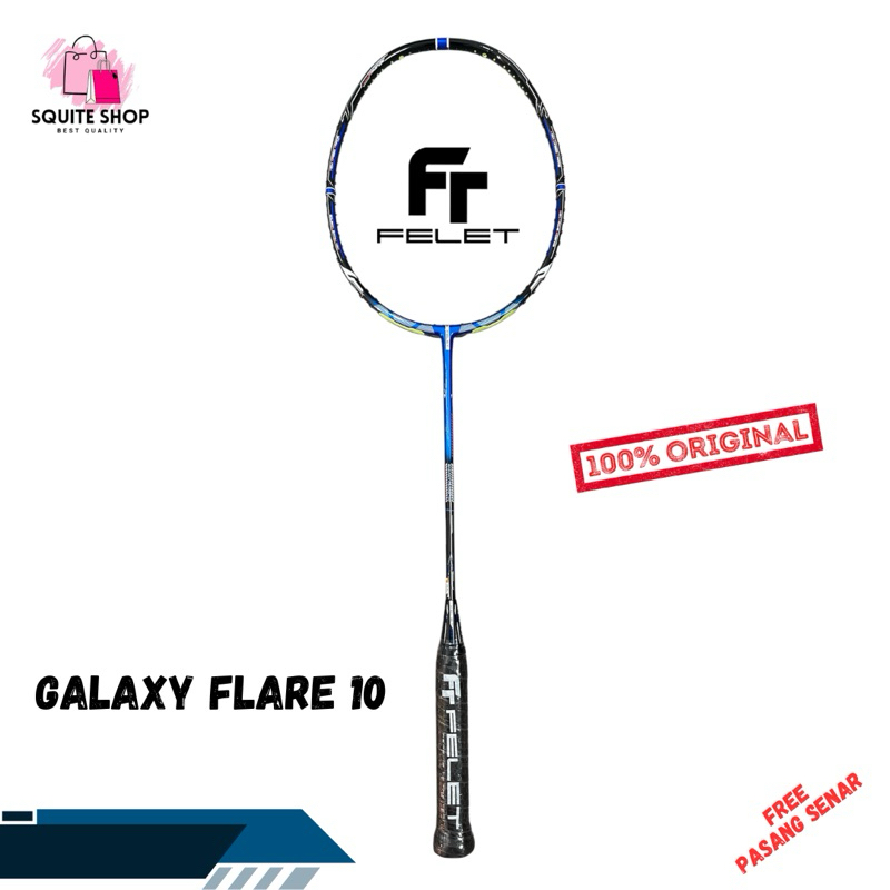 RAKET FELET GALAXY FLARE AEROMARS 10 ORIGINAL BADMINTON