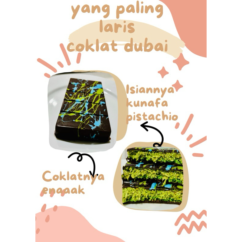 

COKLAT DUBAI KUNAFA PISTACHIO