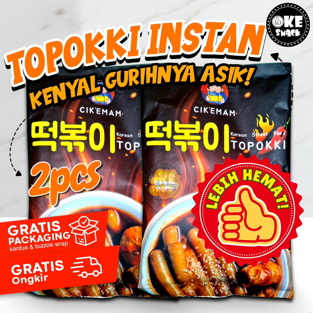 

Paket Hemat Topokki Cikemam bundling isi 2