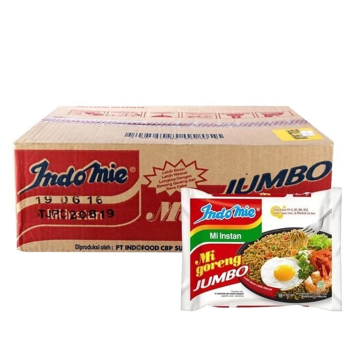 

indomie goreng jumbo ( 1 dus ) 24 bungkus