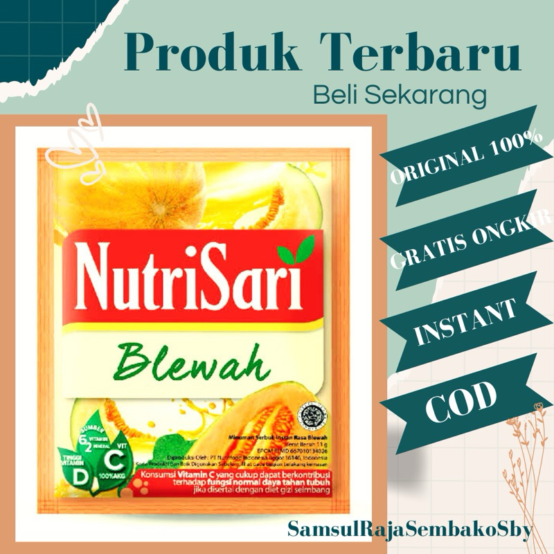 

Nutrisari Blewah 1 renteng