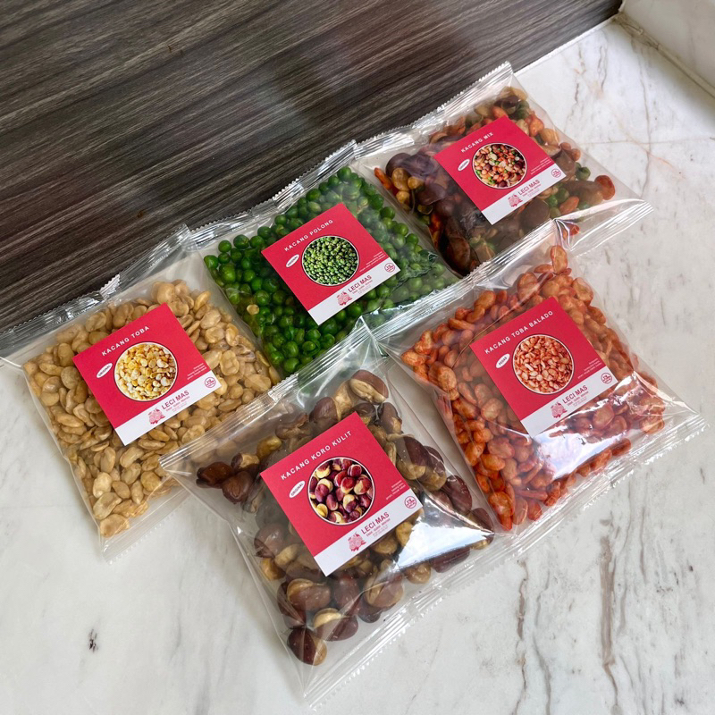 

100 gr Leci Mas Kacang Koro Kulit, Toba, Toba Balado Pedas Manis, Polong, Aneka Kacang Mix