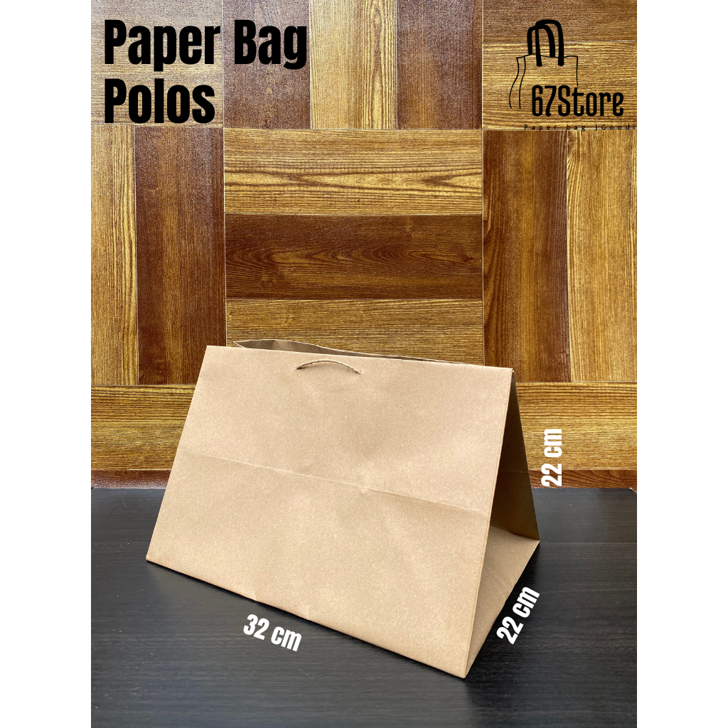 

Paper Bag Donat / Paperbag Kue / Tas kertas ukuran 32 x 22 x 22CM