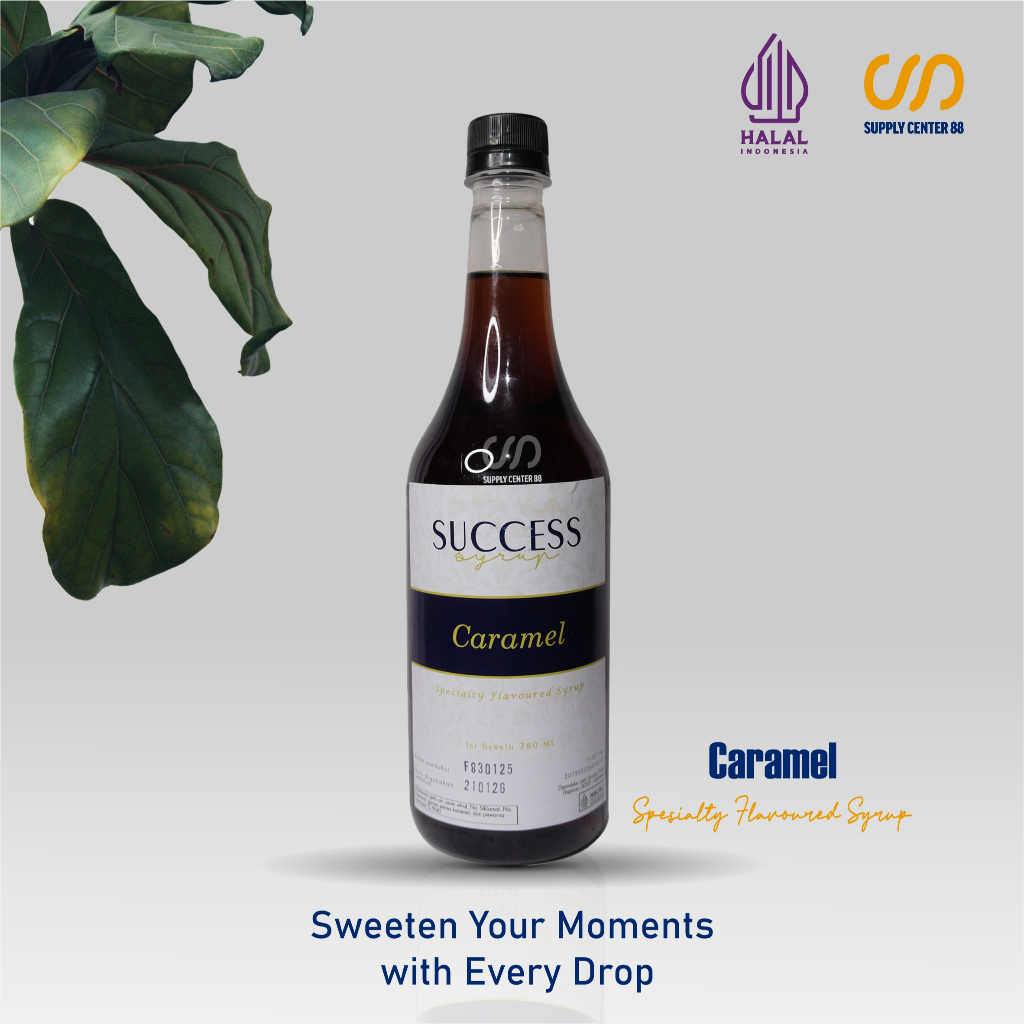 

Success Caramel Special Flavored Syrup Perasa Minuman Botol dari Plastik