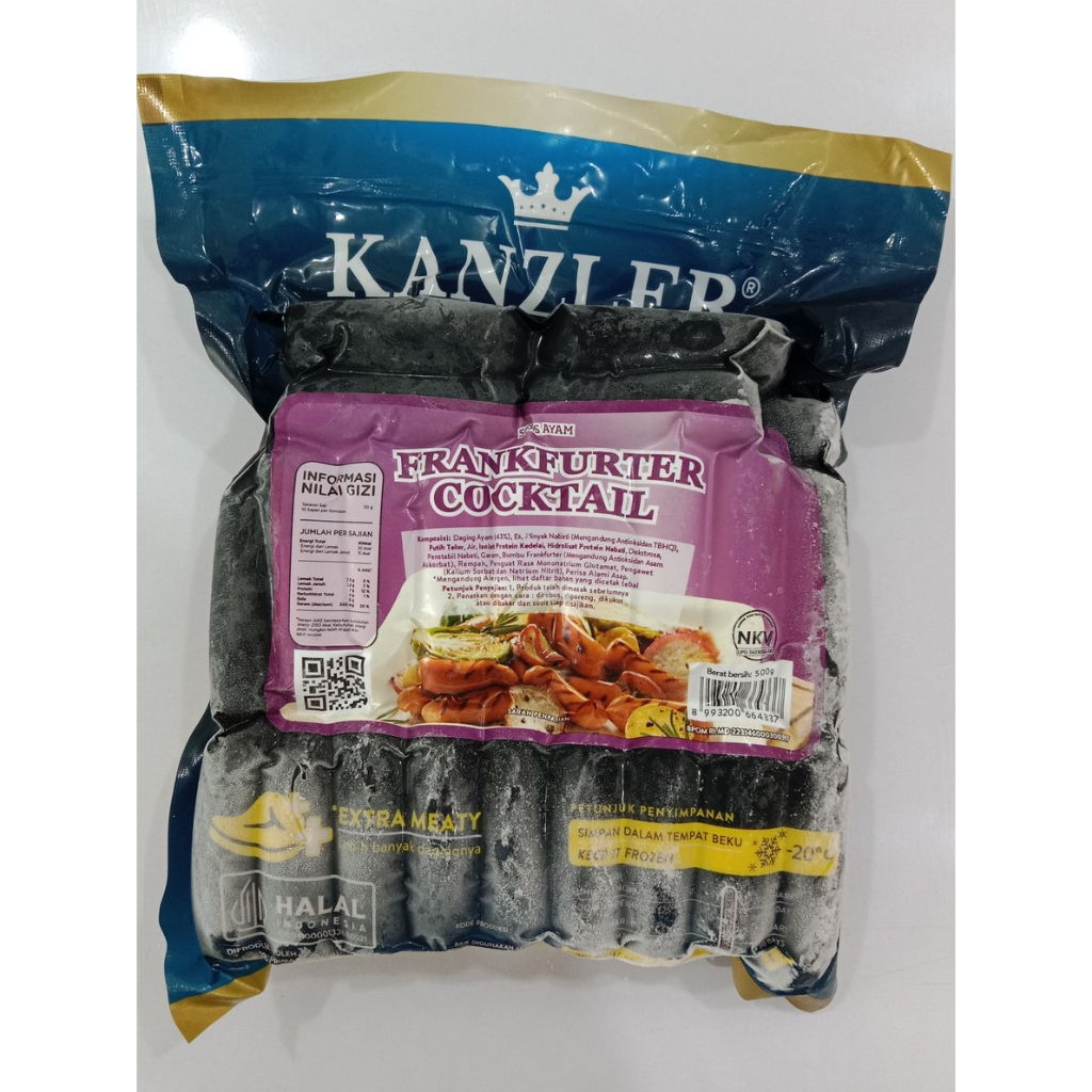 

Kanzler Frankfutter Coctail 500g