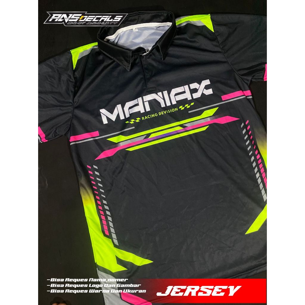 Jersey kaos polo racing Jersey racing full print Jersey balap