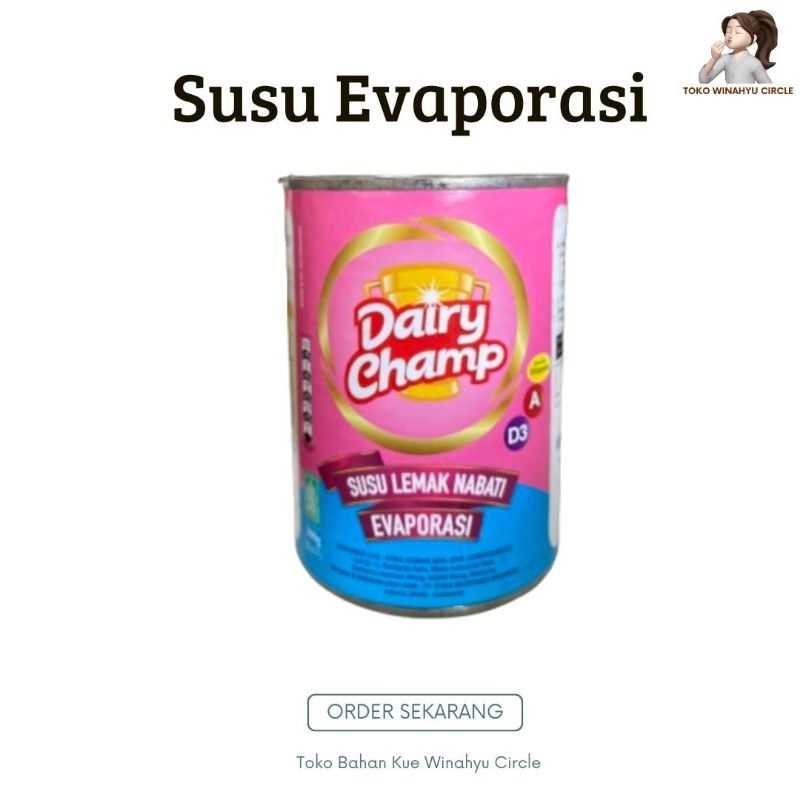 

susu evaporasi Dairy champ 390gr